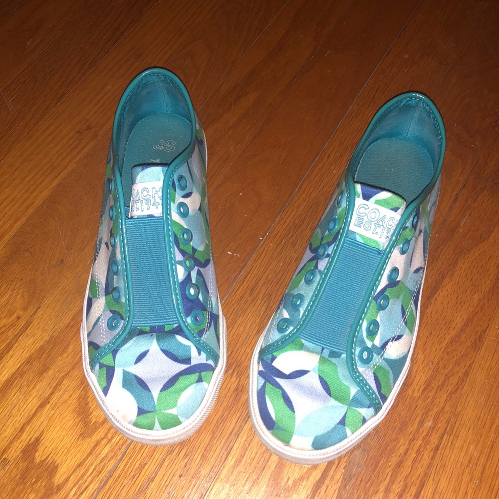 Coach slip ons